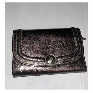 Coach Metallic Wallet Glitter Shiny Sparkle! Very Nice